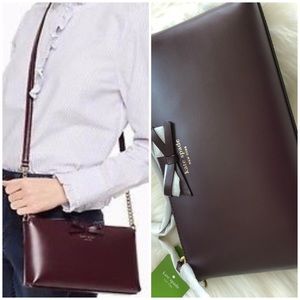 Kate Spade Sawyer Street Declan Leather Crossbody